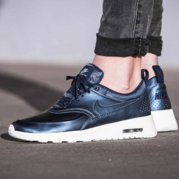 Nike Air Max Thea SE Metallic Hematite Blue Size 8 - Picture 11 of 14
